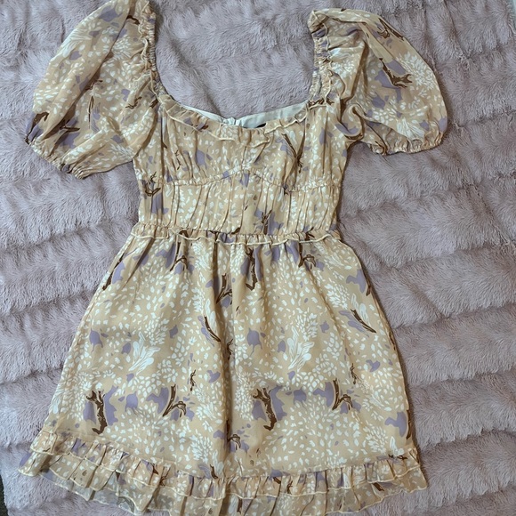 Simplee puff sleeve dress - Picture 2 of 3